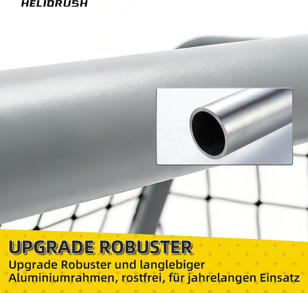Fussballtore für Garten Kinder-180/240/300cm aus Rostfreies Aluminium Fussballtor Kinder Outdoor mit
