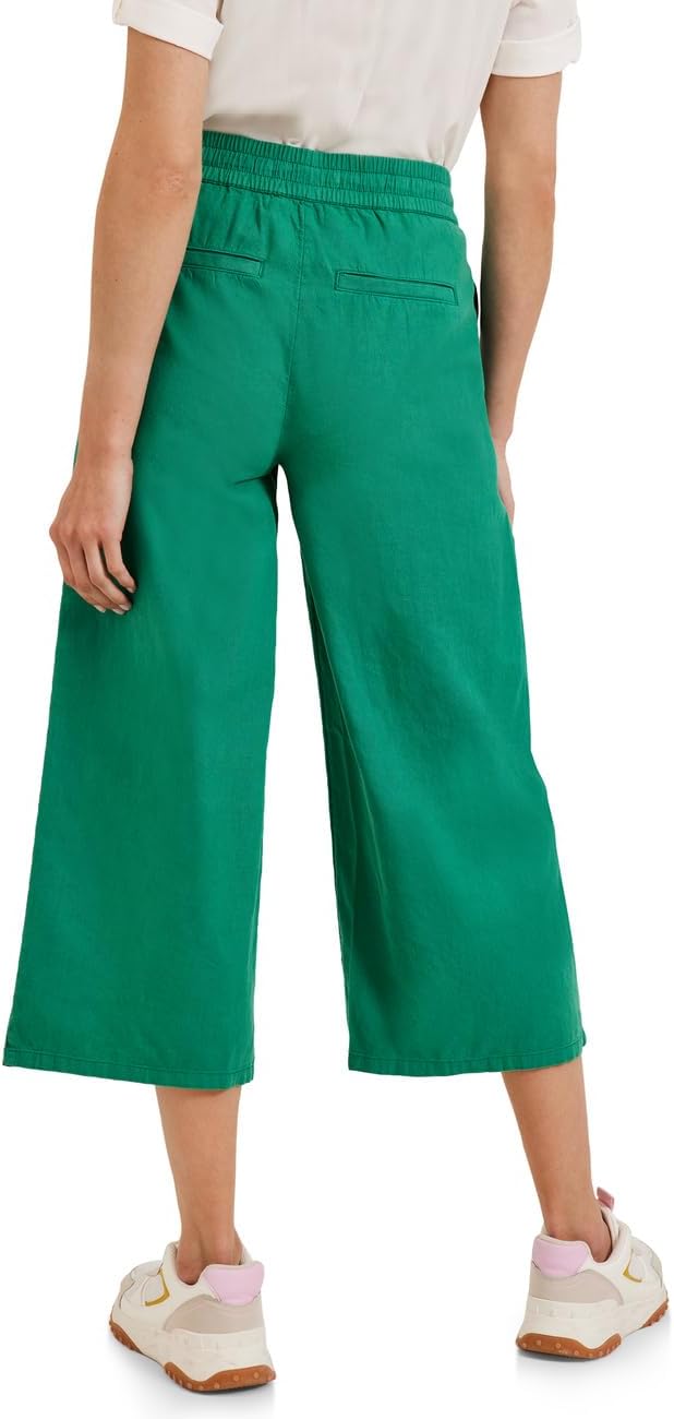 Cecil Damen Leinenhose XL / 24L Trefoil Green, XL / 24L Trefoil Green