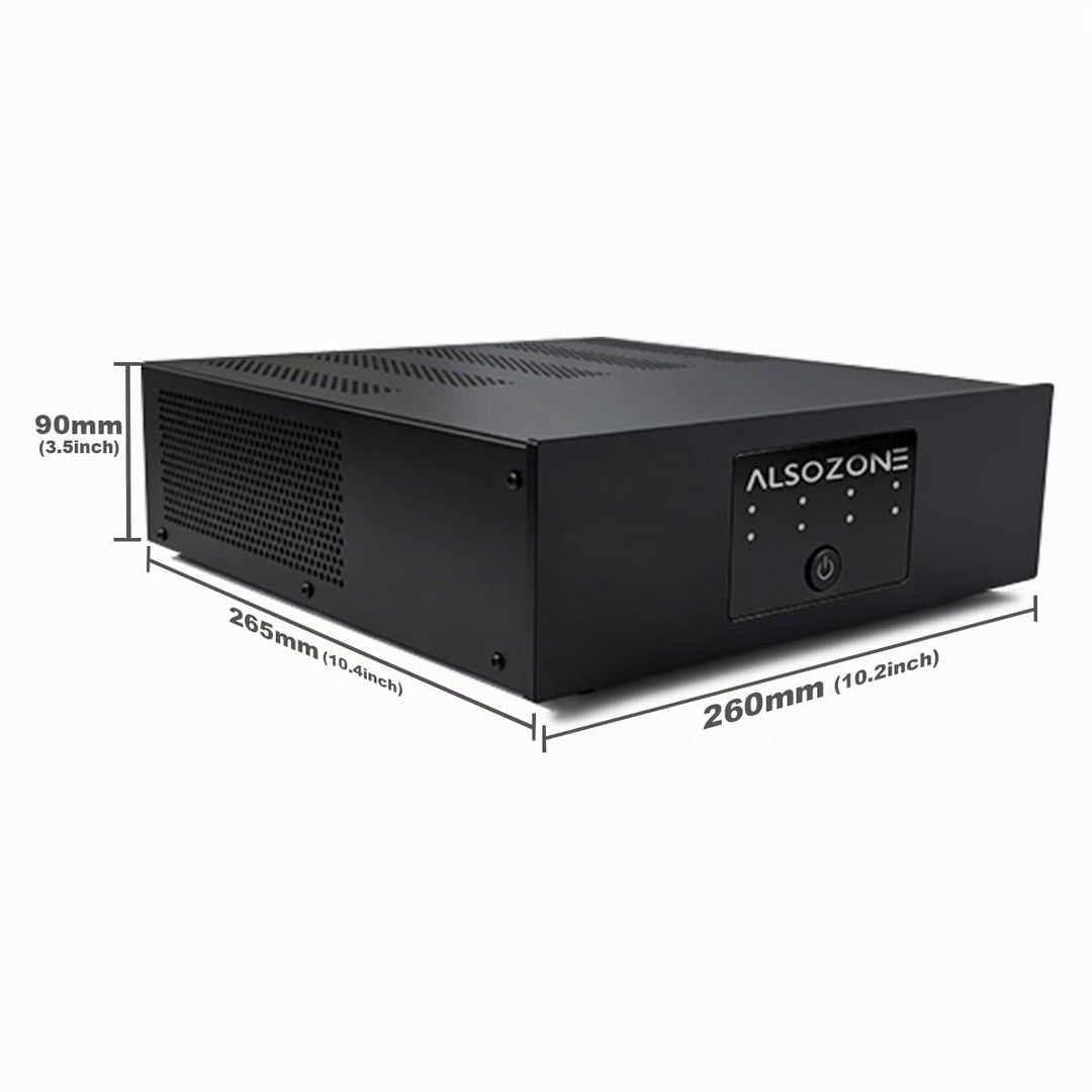 3eAudio PAM152 Multikanal-Endstufe – 2-Kanal Verstärker mit 150W pro Kanal, GaN-Netzteil, PFFB-Techn