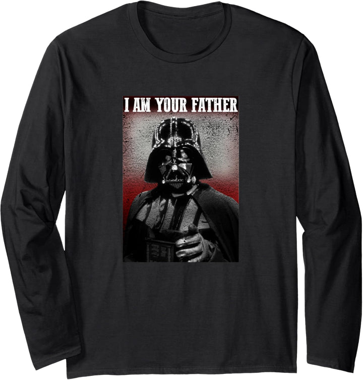 Star Wars Stern Vader I am Your Father Finger Point Langarmshirt