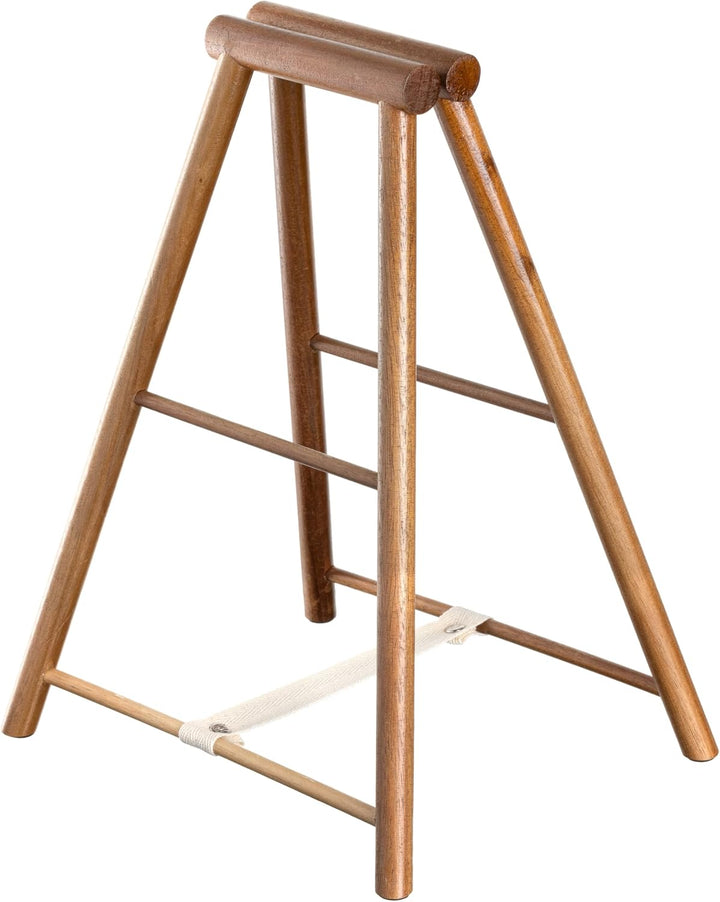 Leonardo Matera Etagere - Kleine Etagere 2 stöckig aus Keramik und Holz - Eckiger Teller zum Anricht