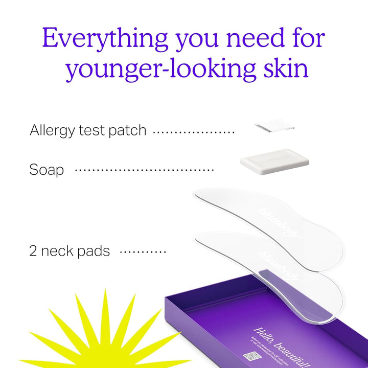 Hals Antifalten Pads - Anti-Aging Feuchtigkeitsspendende Straffende Haut-Safe Silikon Hautpflege Sch
