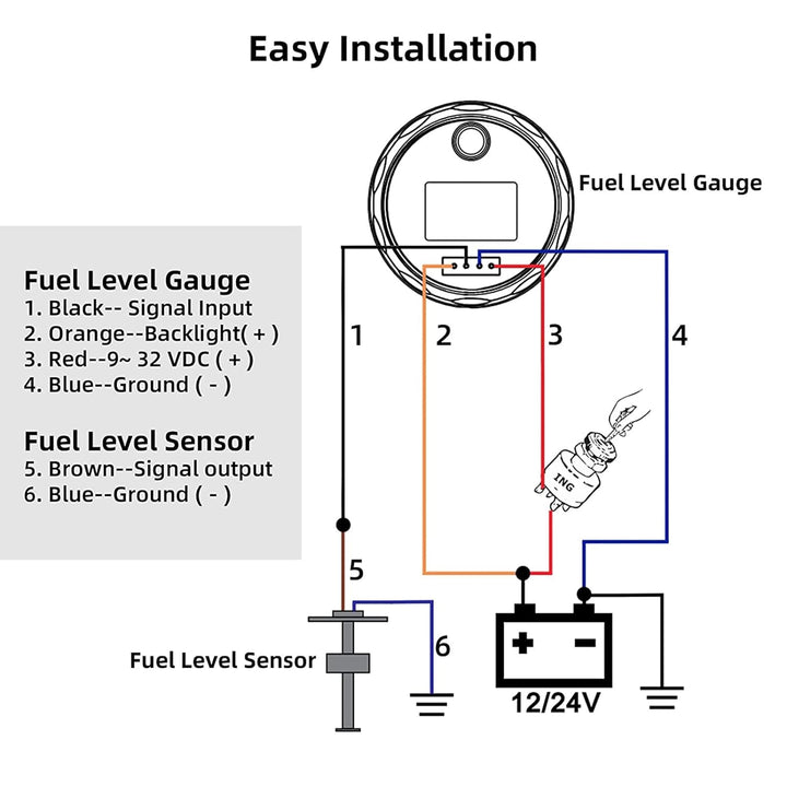 KAOLALI Füllstandssensor, Kraftstoffwasserstandsensor Sender Edelstahl Kraftstoffsendeeinheit 150MM~