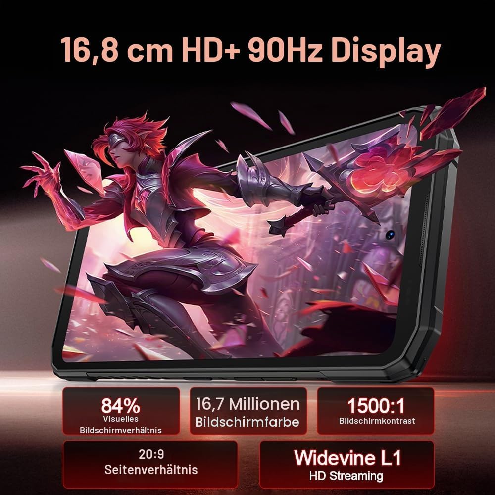 DOOGEE Blade 20 Pro 4G Outdoor Handy Ohne Vertrag,11800mAh, 24GB+256GB(2TB) Outdoor Smartphone, 50MP