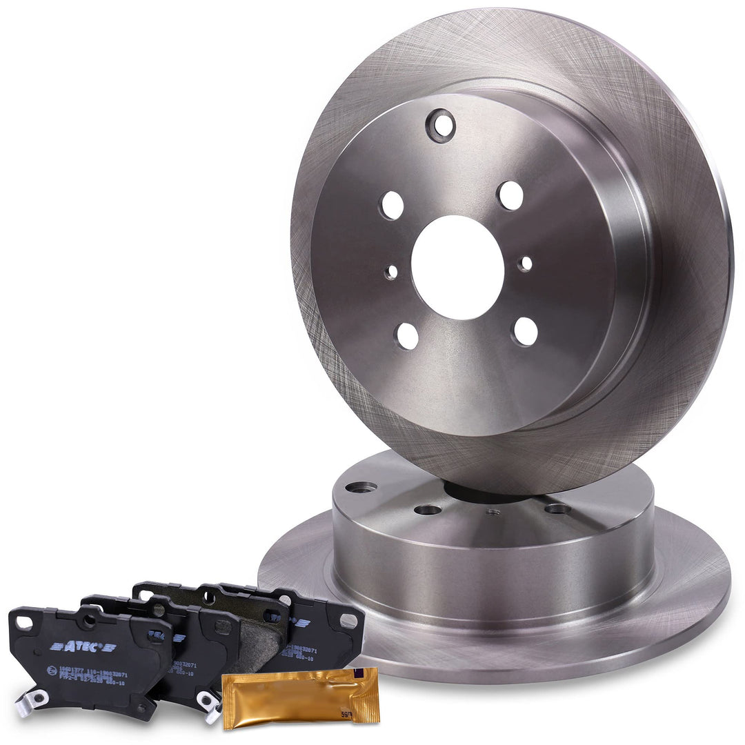 Bremsenset Hinterachse inkl. Bremsscheiben Ø 269 mm Voll + Bremsbeläge Hinten, Passend für TOYOTA CO