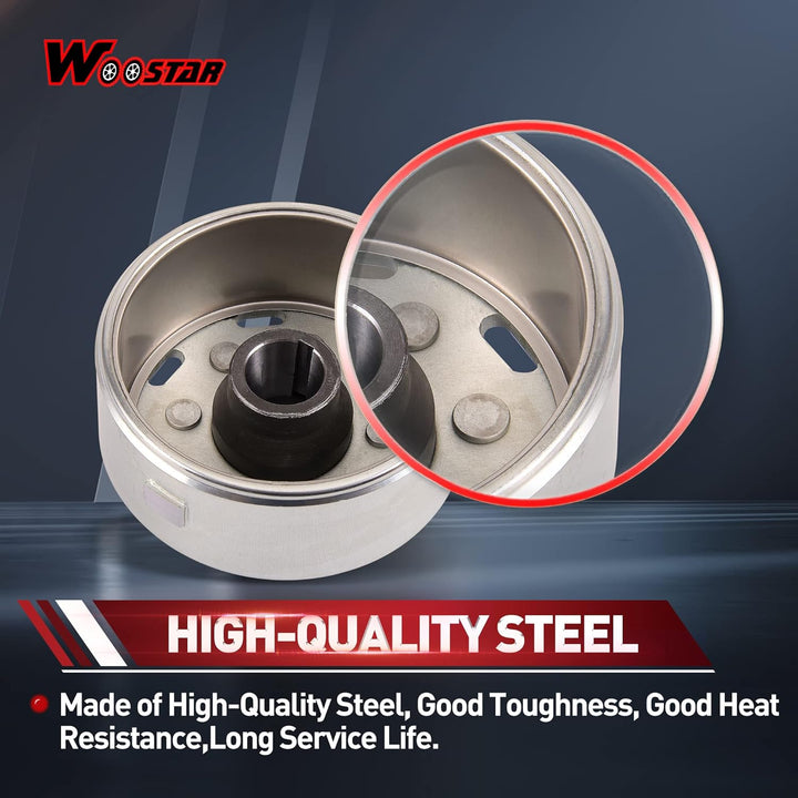 WOOSTAR 6 Spule 5 Draht Zündung Statorspule Magneto mit Schwungradrotor Ersatz für YX 140ccm 150ccm