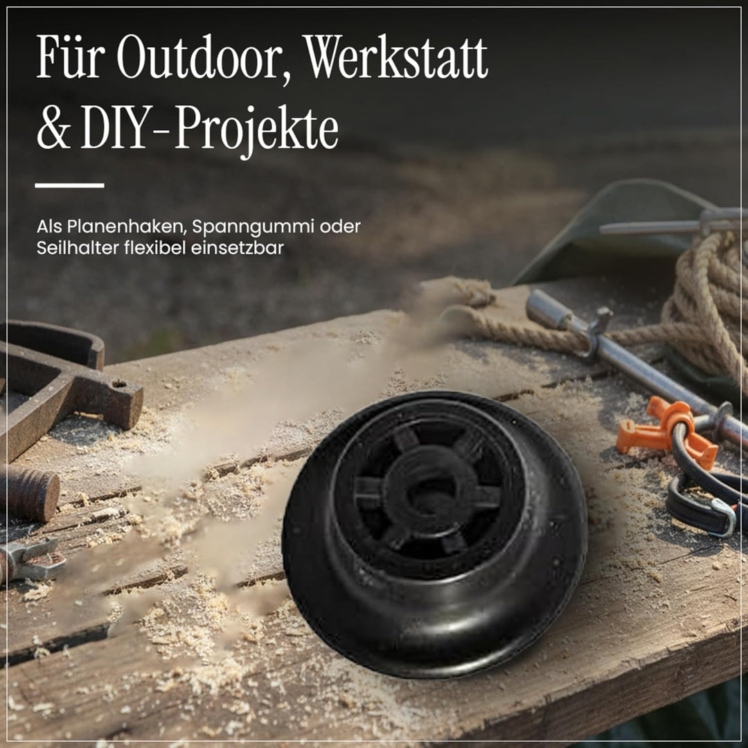 EnB Abspannhaken 30 mm – 20 Stück Anhängerhaken – Made in Germany – rostfrei & zugfest – Planenbefes