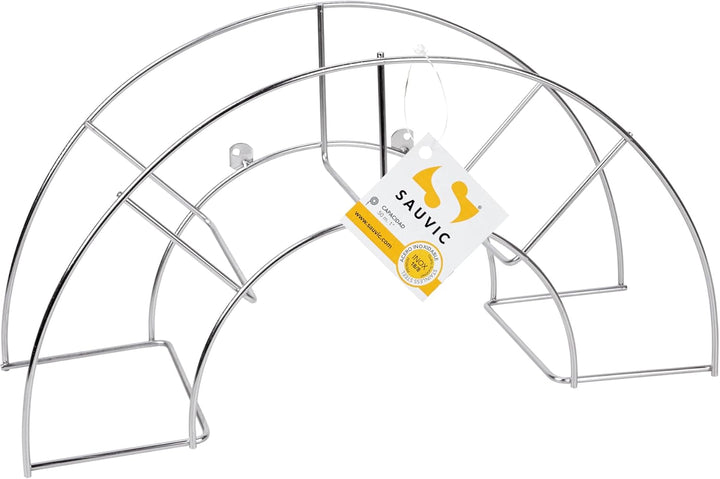 Sauvic 03304-Wandschlauchhalter, aus 304 Edelstahl, super gross, 60.00x20.00x30.00 cm