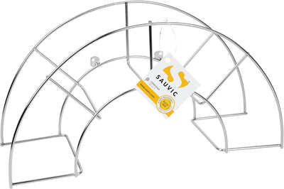 Sauvic 03304-Wandschlauchhalter, aus 304 Edelstahl, super gross, 60.00x20.00x30.00 cm