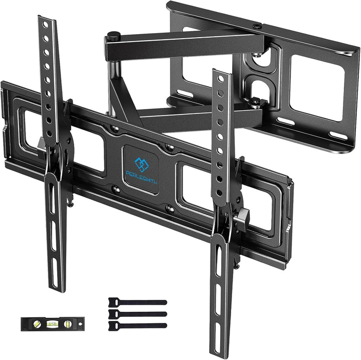 PERLESMITH TV Wandhalterung, Schwenkbare Neigbare TV Halterung für 26-60 Zoll Flach & Curved Fernseh