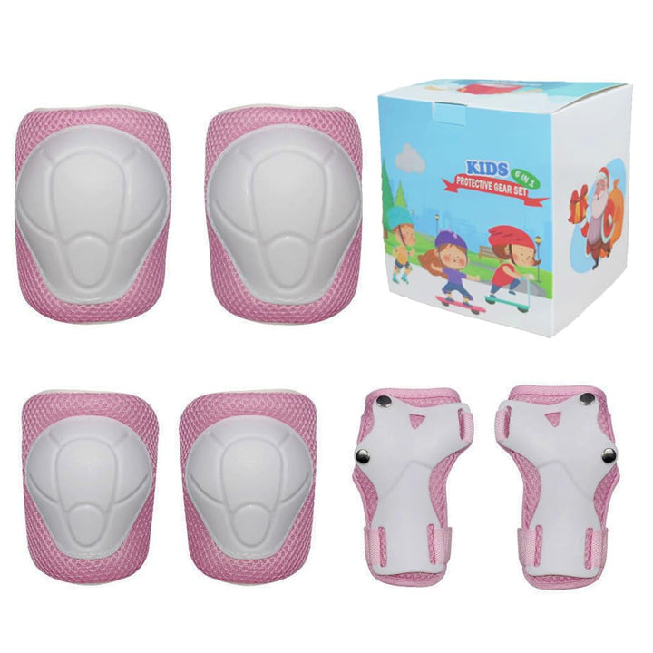LANOVAGEAR Knieschoner Kinder 2-16 Jahre Schoner Inliner Kinder - Skate Protektoren Set-6er - Kniesc