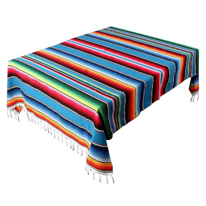 Mexikanische Decke, Sarape Picknick, Tischdecke, warme Decke, Yoga-Stange, 120 x 180 cm