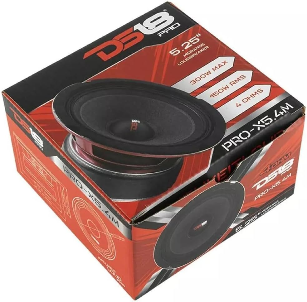 KIT-Set FÜR DS 18 PRO-X5.4M 1 Mitteltöner mit 13 cm, 130 mm und 5,25 Zoll Durchmesser, 150 Watt rms