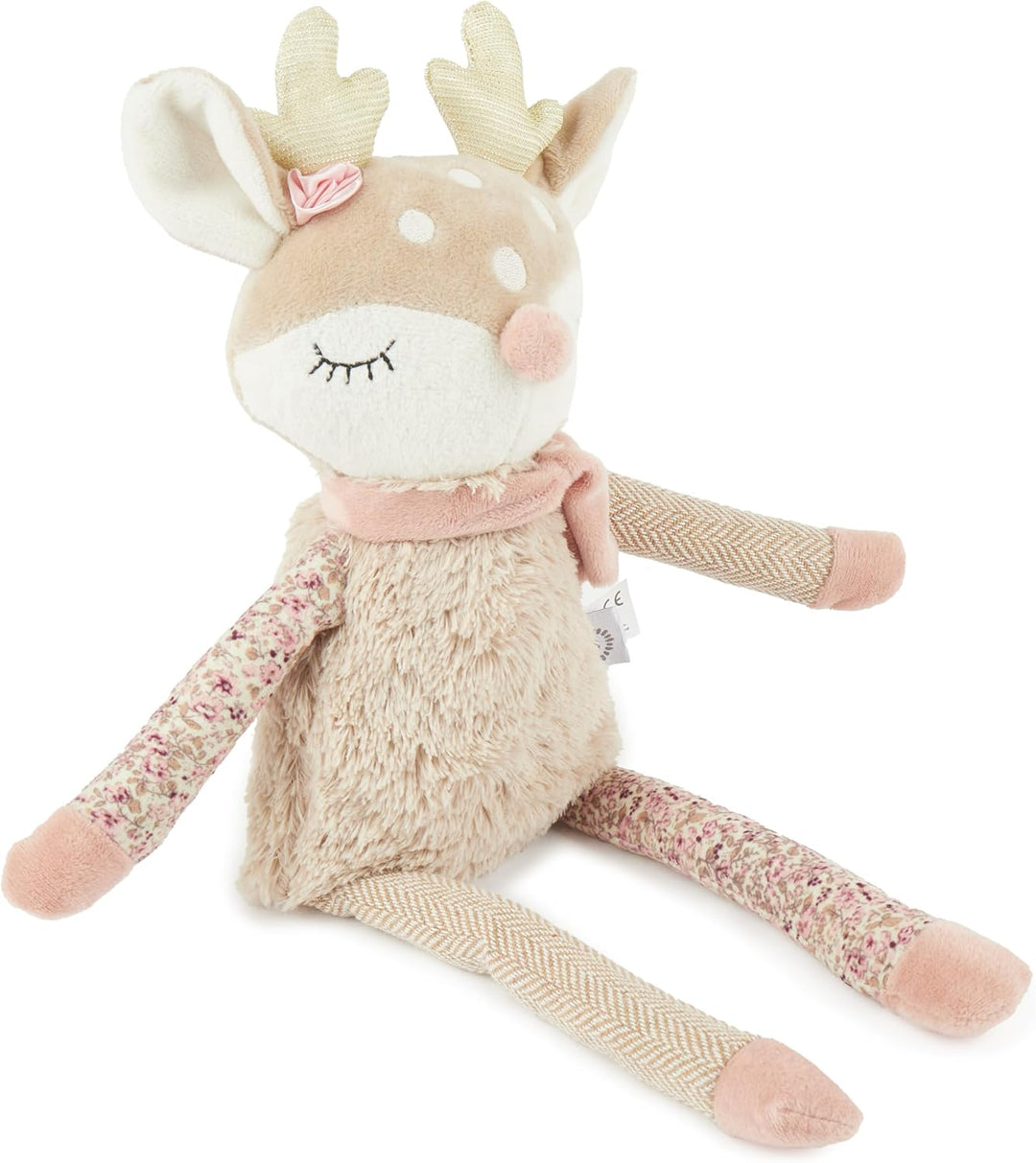 Bieco Baby Kuscheltier REH Ella | 40 cm | Plüsch REH Stofftier | Rehkitz Plüschtier mädchen Baby ab