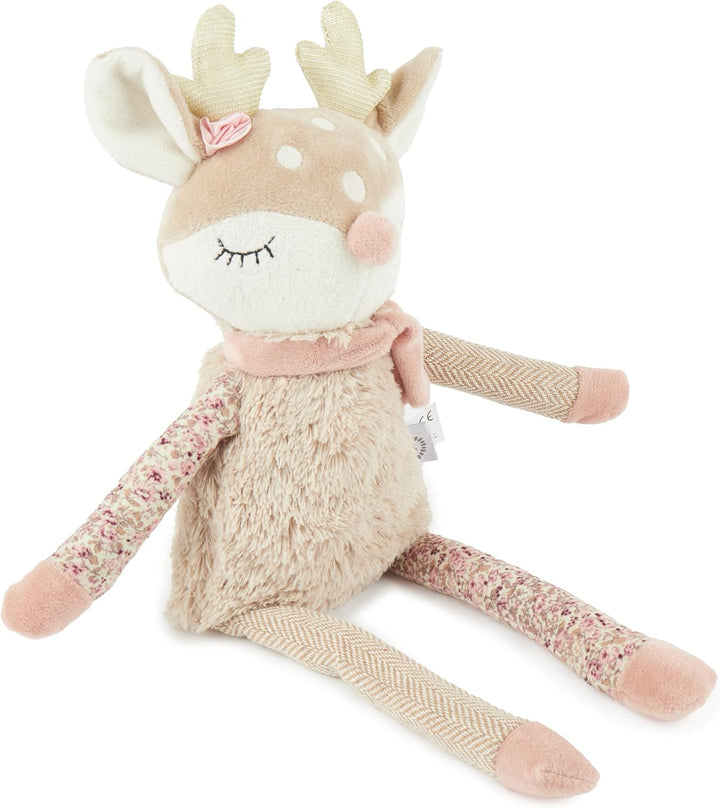 Bieco Baby Kuscheltier REH Ella | 40 cm | Plüsch REH Stofftier | Rehkitz Plüschtier mädchen Baby ab