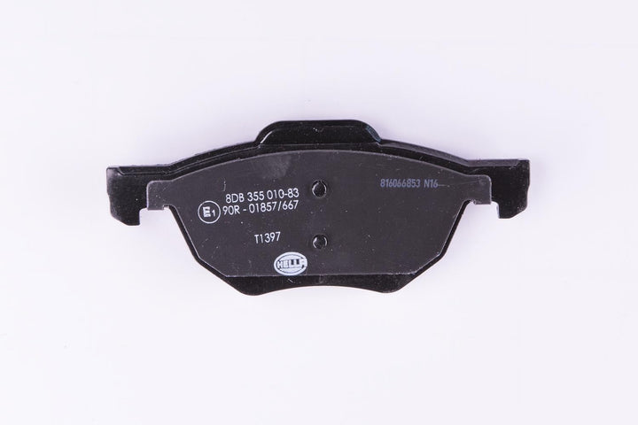 HELLA PAGID 8DB 355 010-831 Bremsbelagsatz - T1397 - Dicke/Stärke: 17mm - Bremssystem: Teves - mit a