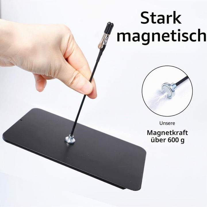 24 Stück Dritte Hand Löten mit Magnetfuss Flexibler Löthilfe Krokodilklemme 15cm Magnetisch Krokodil