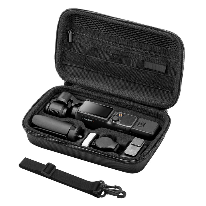 Osmo Pocket 4 Tragetasche - Tragbare Hartschalen-Reisetasche PU Schale Schutzhülle für DJI Osmo Pock