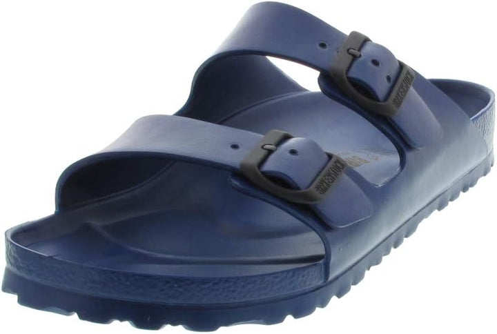 BIRKENSTOCK Herren Arizona Geöltes Leder Weit Pantoletten, 41 EU Navy