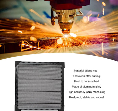 Laser Honeycomb Arbeitstisch,Laser Arbeitsbett 15,75 x 15,75 Zoll,Schnelle Wärmeableitung,Waben Lase