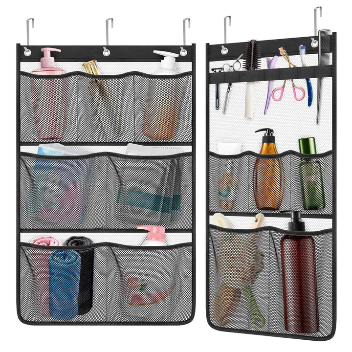 EEEKit Hängende Badezimmer Organizer, 2 Stück Dusche Organizer, Schnelltrocknende Türorganizer Hänge