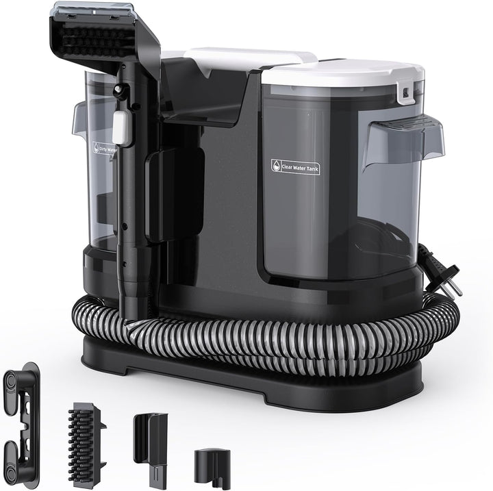 Polsterreiniger Gerät Nasssauger, 20kPa 600W Teppichreiniger Waschsauger Fleckenreiniger mit grossem