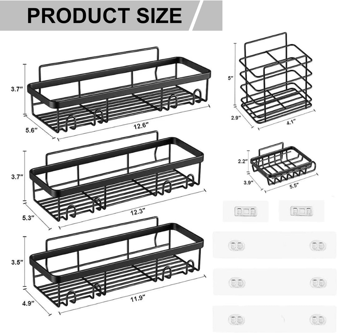 Esteopt Duschablage Ohne Bohren: rostfreie Badezimmer,Shampoo Halterung,Bathroom Organizer Shelf,sel