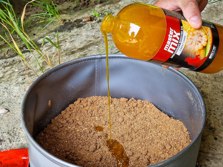 Tandem Baits Karpfen Futter Angelfutter Attraktor Master Mix Groundbait Booster XXL 1000 ml Marine M