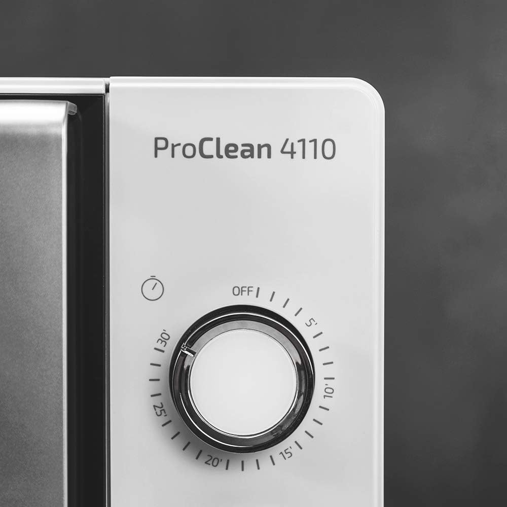 Cecotec Mikrowelle mit Grill ProClean 4110. 700W Leistung, Grill mit 800 W, Fassungsvermögen 23 l, R