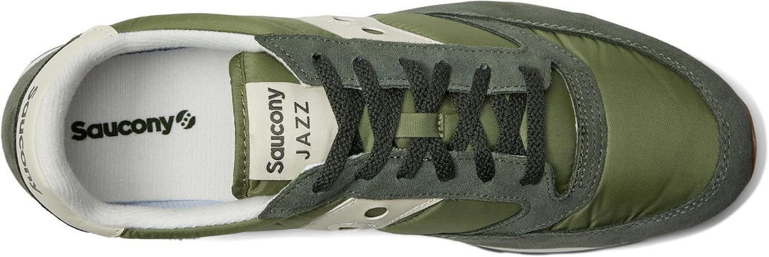 Saucony Herren Jazz Original Sneaker 42 EU Forest Cream, 42 EU Forest Cream