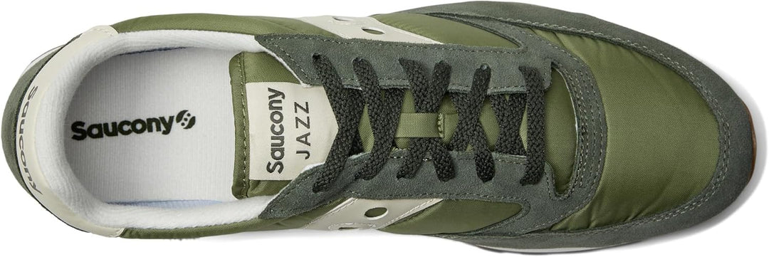 Saucony Herren Jazz Original Sneaker 40.5 EU Forest Cream, 40.5 EU Forest Cream