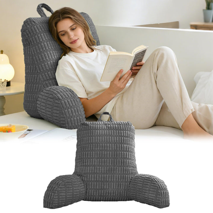 Lesekissen für Bett Und Sofa, Erwachsenensofa mit Rückenlehnenkissen, Sitzkissen mit Armlehne, Rücke