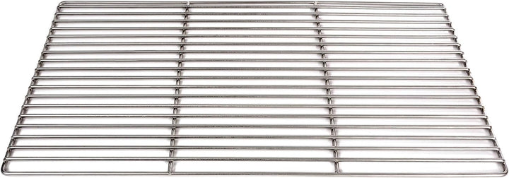 Massiver Grillrost 67 x 40 cm aus Edelstahl 6 mm rostfrei und elektropoliert