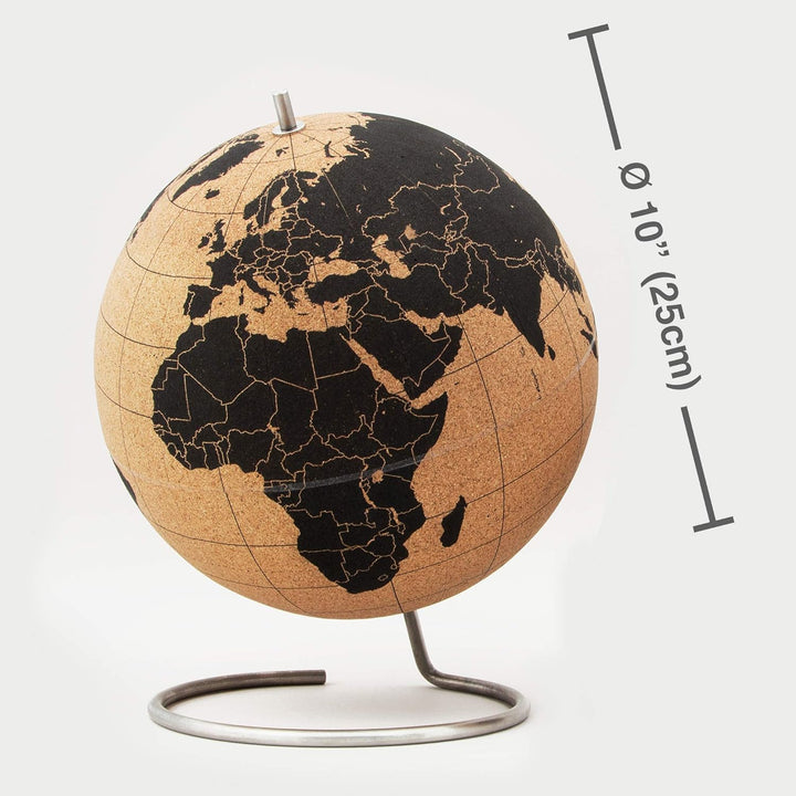 Suck UK Large Cork Globe / Grosser Kork Globus – halten Sie ihre Reisen, Abenteuer und Erinnerungen