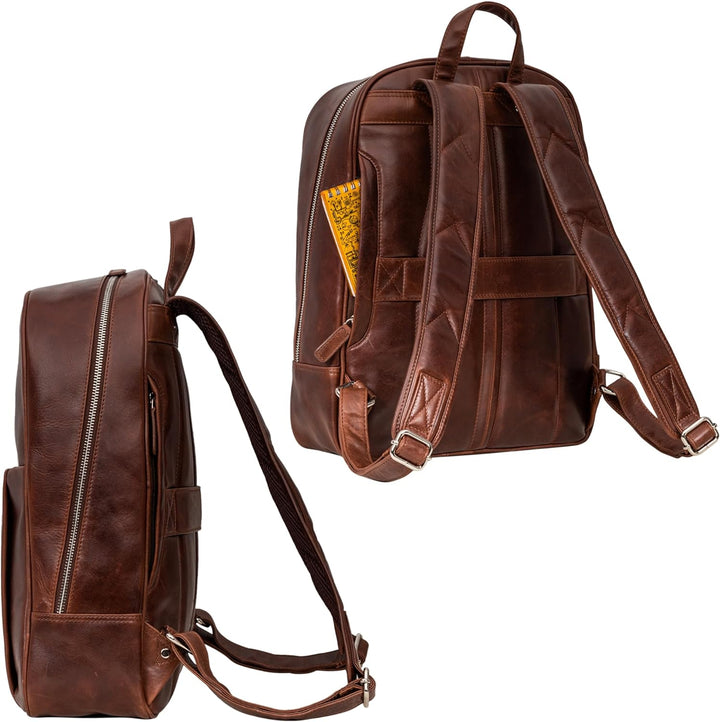 STILORD 'Etienne' Laptop Rucksack Leder 15 Zoll Business Rucksack Damen Leder Herren Notebook Rucksa