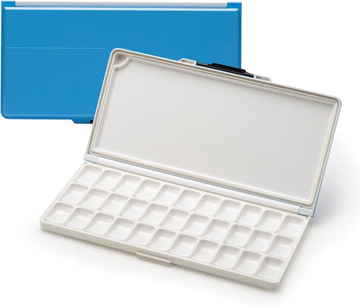 MEEDEN Luftdichte Wet Palette: Mischpalette mit 33 Wells & Deckel - Aquarell Palette mit grossen Mis