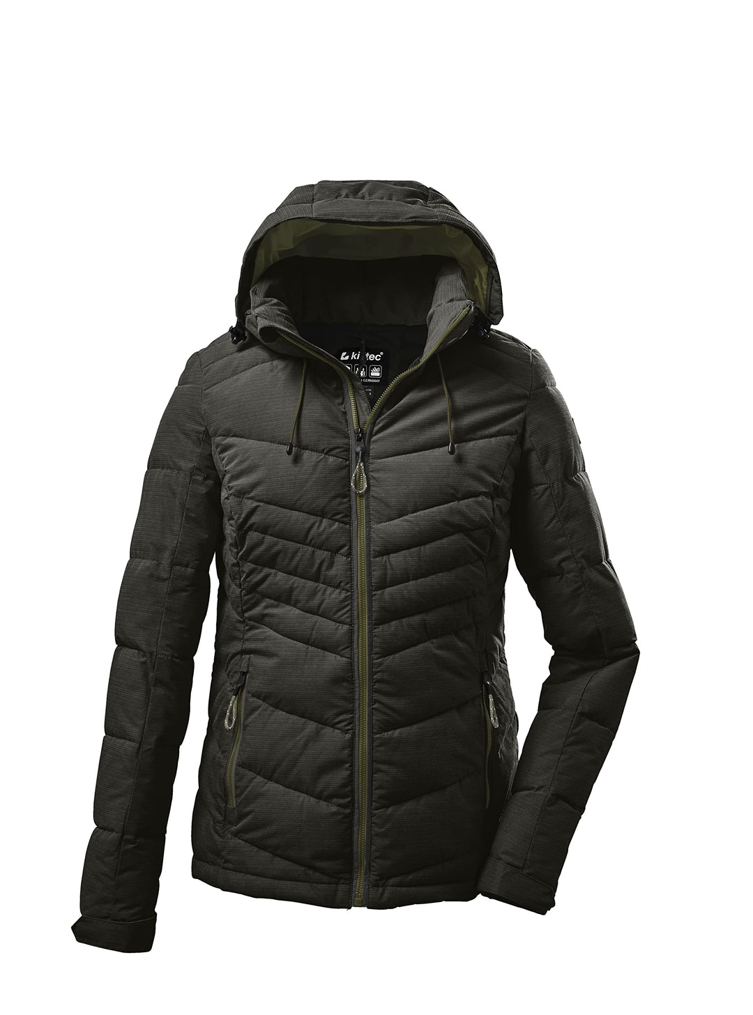 Killtec Damen Steppjacke Jacke in Daunenoptik mit abzippbarer Kapuze KOW 149 WMN QLTD Jckt wasserabw