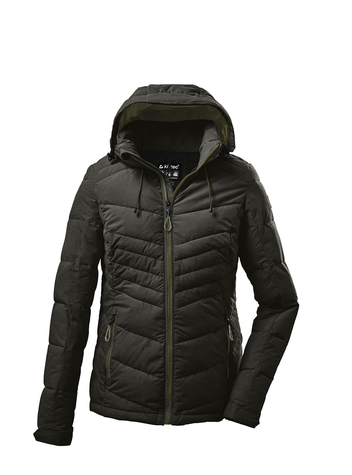 Killtec Damen Steppjacke Jacke in Daunenoptik mit abzippbarer Kapuze KOW 149 WMN QLTD Jckt wasserabw