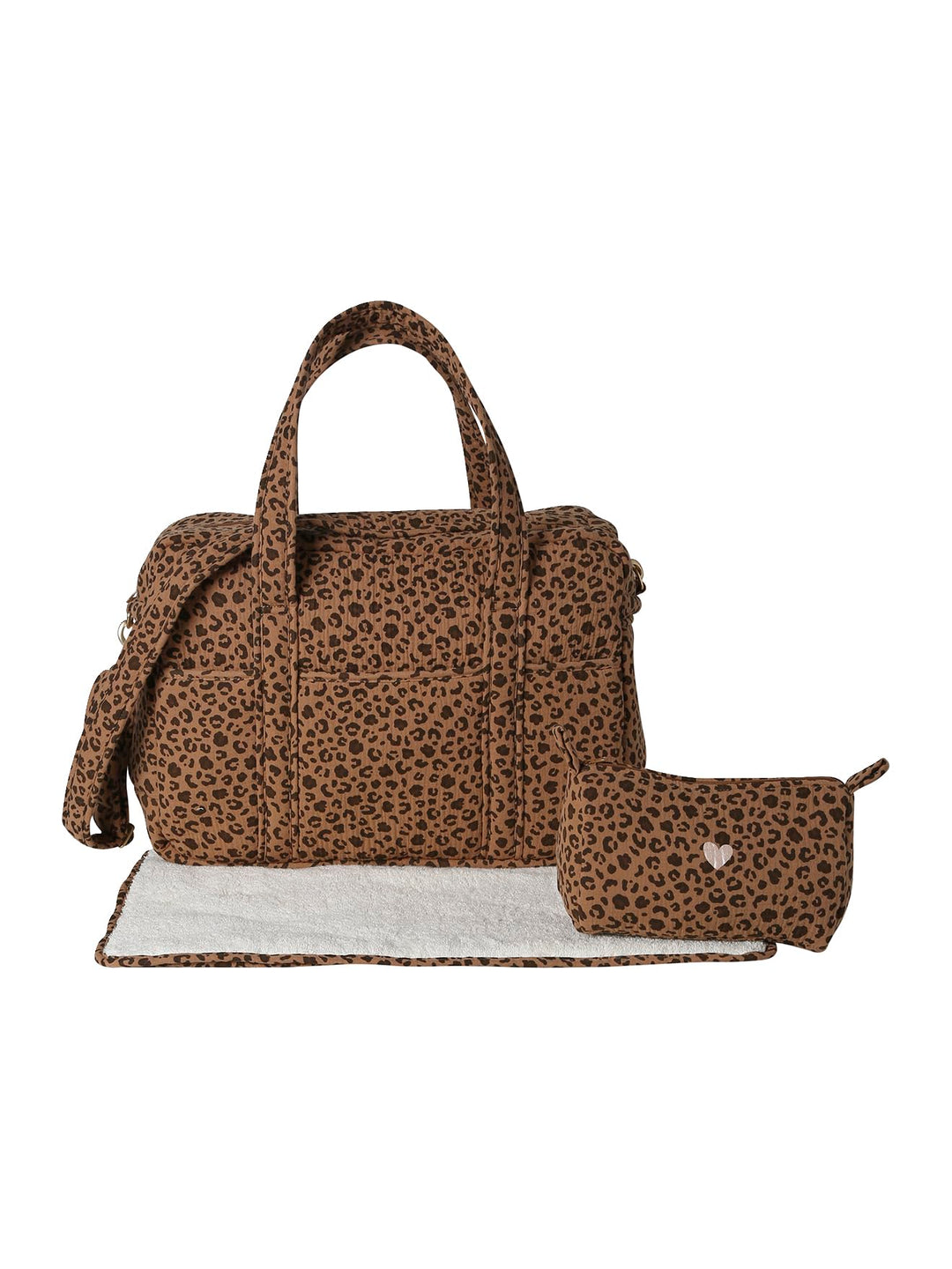 ENVIE DE FRAISE Wickeltasche, 24 oder 48 Stunden, Leopardenmuster, Beige, TU, Beige