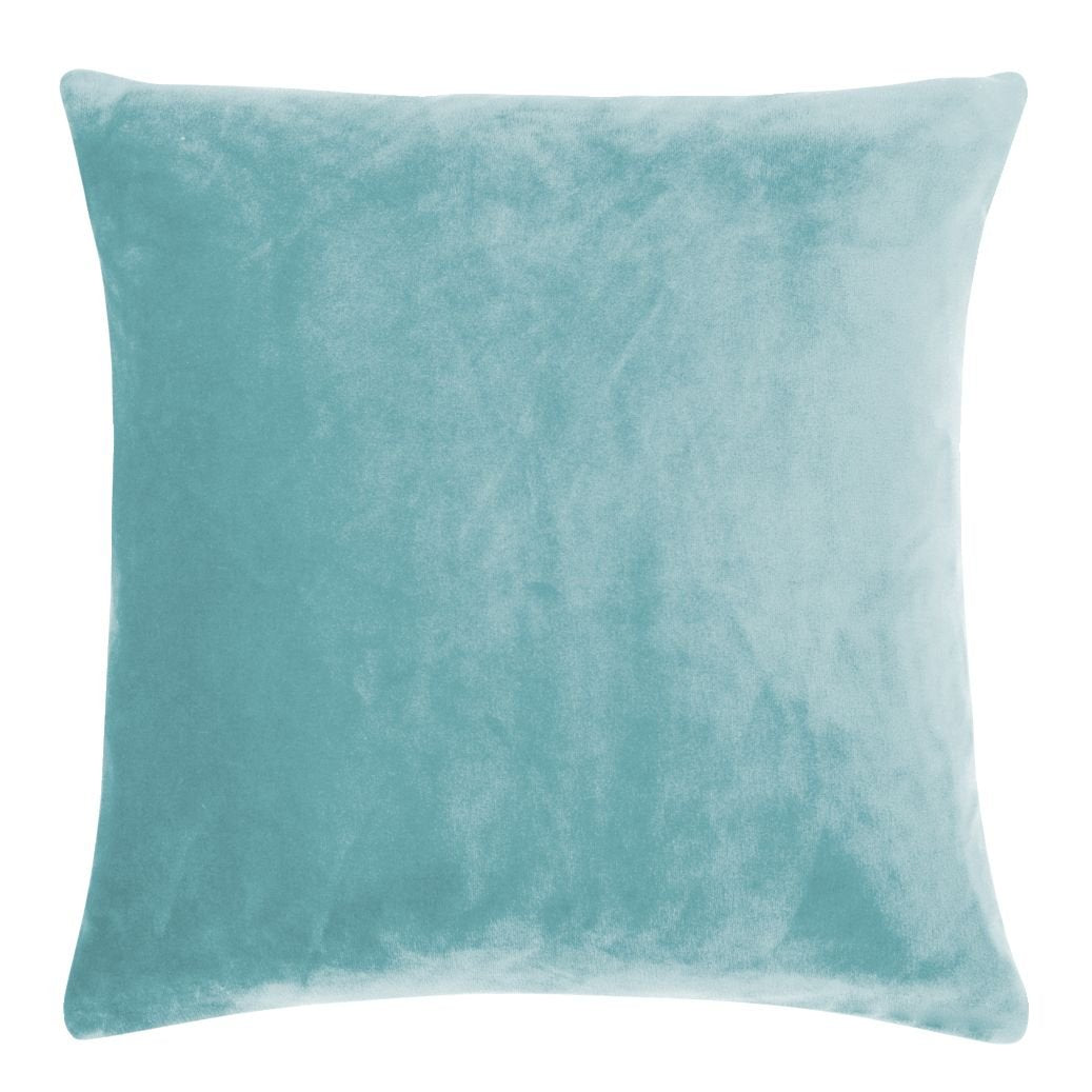 Pad - Kissenhülle - Kissenbezug - Smooth - Samt - Aqua/türkis - 50 x 50 cm