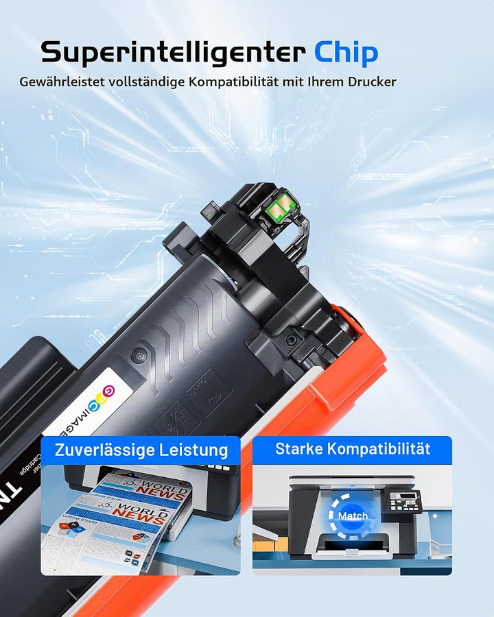 GPC IMAGE TN2510 XL TN-2510XL MFC-L2835DW HL-L2400DW Toner Kompatibel für Brother TN-2510 XL TN2510X