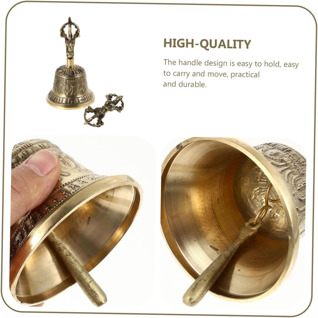 1 Satz Buddhistischer Vajra Handglocken Buddhistische Meditationsglocke Buddhistische Glocke Meditat