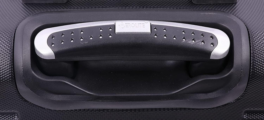 Aerolite 55x35x25cm Hartschalen-Koffer Handgepäck mit 4 Rollen Bordgepäck Maximale Grösse für Air Eu