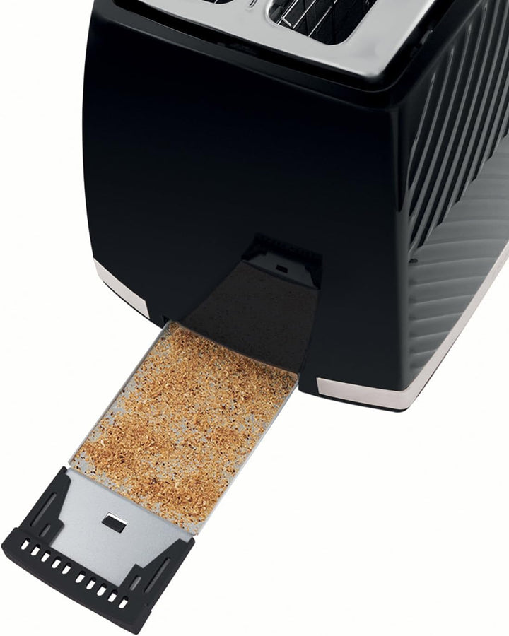 Russell Hobbs 26394 Strukturierter 2-Scheiben-Toaster im 3D-Touch-Design mit Einfrier-, Annullierung