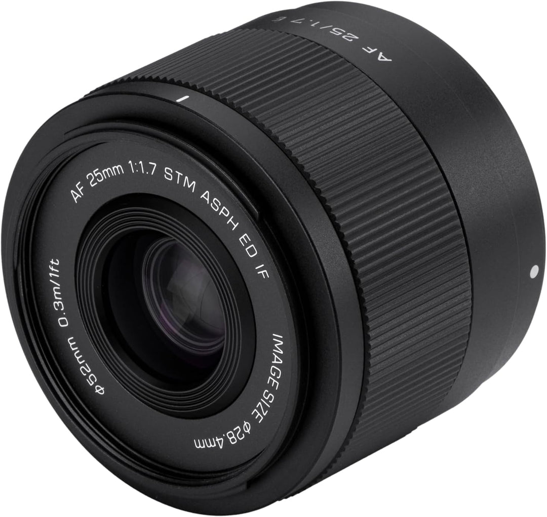 VILTROX AF 25 mm F1.7 APS-C Kameraobjektiv Autofokus Leichtgewicht Strassenfotografie (für Fuji XF),