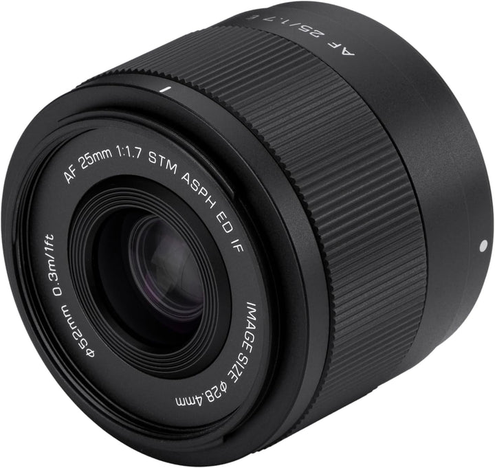 VILTROX AF 25 mm F1.7 APS-C Kameraobjektiv Autofokus Leichtgewicht Strassenfotografie (für Fuji XF),