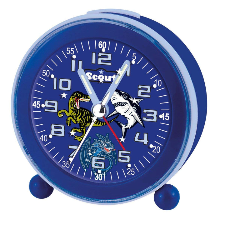 Scout Wecker Night Light 11 cm blue