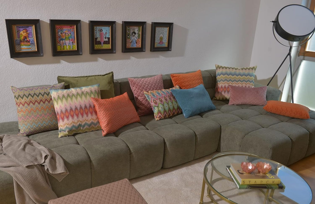H.O.C.K.Belma Kissen 60x40cm multicolour boho