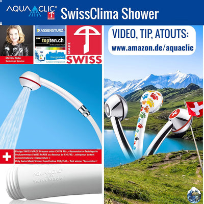 Brause SwissClima SUSI POWER! kräftiger Druck und dennoch Wassersparen: verkalkungsfrei, 1 Mengenreg