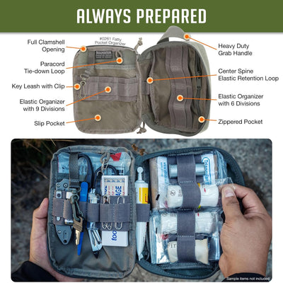 Maxpedition, praktische Tasche Fatty, Laubgrün (grün) - MAXP-261-F Foliage Green, Foliage Green